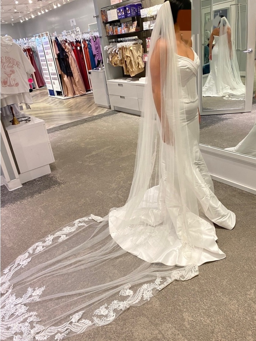 Lace-Edged Cathedral Veil